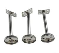 Staffe per corrimano mobili, staffa tradizionale in ghisa per corrimano per scale, in acciaio inossidabile 304 per un supporto sicuro delle scale (120 mm-B)