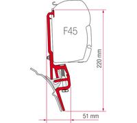 STAFFE PER F45/F35 ADAPTER VW T4 BRANDRUP 98655Z011