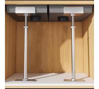 staffe per lavello sottopiano, Gambe di supporto for lavello da cucina 2 pezzi, kit riparazione for asta regolabile in acciaio inossidabile(Height 43 58cm)