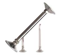 Staffe per lavello sottopiano, Gambe di supporto for lavello in acciaio inossidabile, altezza regolabile, kit di riparazione senza trapano, dimensioni multiple(Height 41 55cm(16" 21.6"))