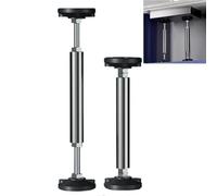 Staffe per lavello sottopiano, Kit di riparazione gambe di supporto for lavello regolabili in acciaio inossidabile 2 pezzi Altezza 22-52 cm(2*Height 42 52cm)