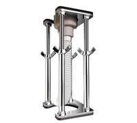 Staffe per lavello sottopiano, Staffa for lavello Kit di riparazione for gambe di supporto senza trapano regolabile in acciaio inossidabile da 7-26 pollici(Height 28 38cm(11" 15"))