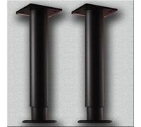 staffe per lavello sottopiano, Staffe for lavello, Gambe di supporto regolabili da 2 pezzi for Gamba del divano mobili 'armadio, for lavabo sottopiano for trapano(Black,H 42 76cm(16.5" 30"))