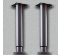 staffe per lavello sottopiano, Staffe for lavello, Gambe di supporto regolabili da 2 pezzi for Gamba del divano mobili 'armadio, for lavabo sottopiano for trapano(Gray,H 42 76cm(16.5" 30"))