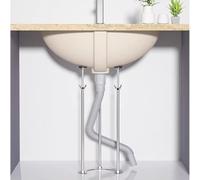 staffe per lavello sottopiano, Staffe for lavello Trapano 7"-26" Cucina regolabile sotto le gambe di supporto del lavabo(Height 18 28cm (7" 11"))