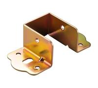 Staffe per letto, 12 pezzi, 32 mm, a forma di U, progettate per un fissaggio sicuro e stabilità delle strutture in legno (oro)