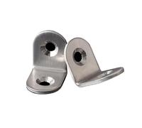 Staffe per mensole, 50 pezzi di staffe angolari in acciaio inossidabile, elementi fissaggio, protezioni, supporto angolare sette dimensioni, ferramenta for mobili(65x65x20mm)