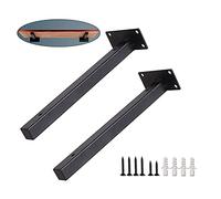 Staffe per Mensole a Muro Nere 15cm 20cm 25cm 30cm 35cm,Supporto per Mensola in Ferro Battuto in Metallo,reggimensola Industriali,staffe retrò Pesanti per Scaffali,2 Pezzi,40cm/15.7in