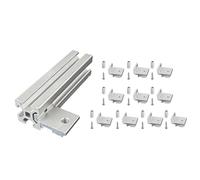 Staffe per mensole in alluminio da 10 per connettore angolare per angoli montaggio 202 3030 4040 per scaffali e profili per display