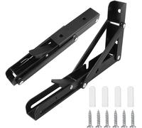 Staffe per Mensole Pesant,Mensola Pieghevole, Staffe Pieghevoli Inox, Supporto T