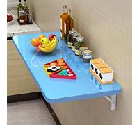 Staffe per mensole resistenti da parete, per piccoli spazi, blu, 60 x 40 cm, ideali per cucina e lavanderia