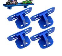 Staffe Per Montaggio A Parete, 4 Staffe A Corsia Singola Camion Auto In 1/64, Compatibili Con Sistemi Di Binari Ĥot Wĥeels, Espositore Per Macchinine, 4 Stafe