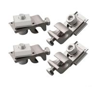 Staffe per montaggio Pannello per solare Alluminio Leggero Staffe(4pcs) | Alluminio nichelato, leggero e alla , per ideale per esterni, installazione rapida attrezzi complessi