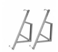 Staffe per Pannelli Durevole | Acciaio Zincato Resistente Corrosione, Staffa da Balcone per Pannello Solare, Design Compatto Salvaspazio, Esterno