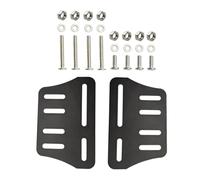 Staffe per per testiera - Hardware adattatore per montaggio su supporto in acciaio resistente da 2 pezzi, kit di fissaggio universale per piattaforma in metallo