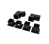 Staffe per Pergola, Set di Staffe per Pergola con Tetto Inclinato a 3 Vie Kit per Pergola per Lavori in Legno per Gazebo, Pergolati da Patio