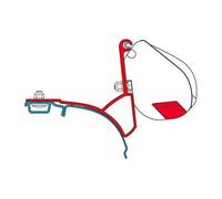 Staffe per tendalino F35 Pro KIT VW T5 e T6 MULTIVAN TRANSPORTER con guida pe...