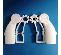 Staffe per tendalino Staffe laterali Tubo quadrato da 40 mm, staffe di montaggio