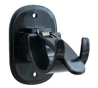 Staffe per tende per tende - Staffe per tende resistenti, senza gancio per asta forata, staffe autoadesive, multiuso, per bagno e cucina