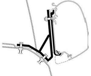 STAFFE PER THULE ADAPTER 4900/4200/5200 DUCATO H2 DAL 2006 IVECO LIFT ROOF