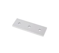 Staffe piatte per legno, Piatti Piani da Rammendo 8 Pz Multicolor Multidimensioni in Acciaio Inossidabile(3 Hole-silver)