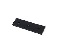 Staffe piatte per legno, Piatti Piani da Rammendo 8 Pz Multicolor Multidimensioni in Acciaio Inossidabile(3 Hole-black)