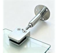 Staffe Regolabili e retrattili per Box Doccia in Vetro - Barra stabilizzatrice per ridurre Le oscillazioni, Resistenti e Facili da installare per Un Supporto Sicuro del Box Doccia.