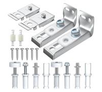 Staffe scorrevoli per ante 'armadio, kit di movimento superiore e inferiore, ruota di guida per porte scorrevoli, set di parti di ricambio per porta pieghevole tasca, include movimento inferiore
