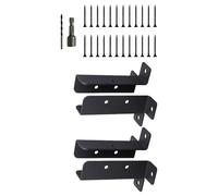 Staffe Stabilizzatrici Per Pali Per Recinzione Design Regolabile Per Rinforzare Cancelli in Legno Impediscono Movimenti Spostamento Staffe Rinforzo Per Recinzione