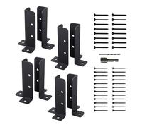 Staffe Stabilizzatrici Per Pali Per Recinzione Design Regolabile Per Rinforzare Cancelli in Legno Impediscono Movimenti Spostamento Staffe Rinforzo Per Recinzione