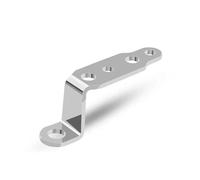 Staffe Supporto Faretti 1 supporto per faro per moto, estensione per specchietto retrovisore, accessori per la modifica della motocicletta supporto adattatore(Silver)