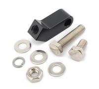 Staffe Supporto Faretti Kit di estensione per staffa di montaggio del faro anteriore per moto in alluminio CNC universale per Harley Sportster Softail faro per lampadina(Black)