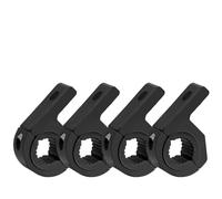 Staffe Supporto Faretti Kit di montaggio con morsetto per tubo per faretti per moto, per morsetti per fari per moto o per fendinebbia faro per lampadina(4PCS)