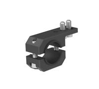 Staffe Supporto Faretti Kit di montaggio per morsetti per fari anteriori, staffe per montaggio su tubo per faretti per moto o accessori per montaggio fendinebbia Staffa di Fari(Black)