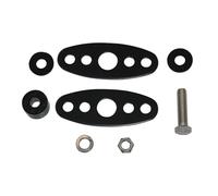 Staffe Supporto Faretti Kit di riposizionamento del supporto regolabile del faro adatto per Harley DYNA Low Rider S 06-17 Adatto per Sportster Iron 883 1200 04-23 supporto adattatore(XL-B)