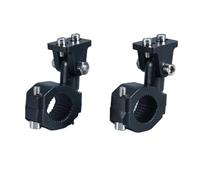 Staffe Supporto Faretti Morsetti per fari anteriori per moto, staffa di montaggio per tubo per fendinebbia, portalampada ausiliario, accessori per moto Staffa di Fari(2pcs)