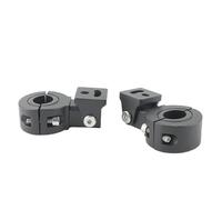 Staffe Supporto Faretti Staffa di montaggio per fari anteriori modificati per paraurti regolabile per moto, kit universale, diametro interno 18-32 mm faro per lampadina