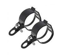 Staffe Supporto Faretti Staffa di montaggio per indicatori di direzione per moto, 2 pezzi, 30-43 mm, per supporto intermittente per moto 1250 GS GV300S Staffa di Fari(Black)