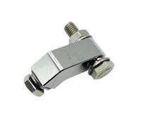 Staffe Supporto Faretti Supporto per faro anteriore CNC per moto con attacco da 3/4" di diametro interno, adatto per Harley Dyna Softail Breakout Bobber faro per lampadina(Chrome)
