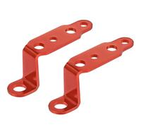 Staffe Supporto Faretti Supporto per faro per moto, specchietto retrovisore, lampada, faretto, morsetto di estensione, accessori per moto e scooter Staffa di Fari(ORANGE)