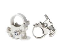 Staffe Supporto Faretti Supporto per montaggio fendinebbia per moto, adatto per BMW R1250GS R1200GS Adventure 2004-2023 F750GS F850GS Barra di protezione da 23 mm di diametro Staffa di Fari(Silver)