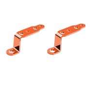 Staffe Supporto Faretti Supporto per specchietto retrovisore, faro anteriore, faretto per moto, staffa modificata, staffe per auto, estensore di montaggio Staffe di Barra Luminosa(Orange 2pcs)
