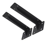 Staffe Tv a Parete Invisibili 20cm 2 Pezzi Supporto Angolare