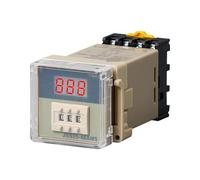 Staffetta a Tempo Relè temporizzato con Display Digitale Jss20-48Ams Ritardo di accensione Tre cifre 999 Secondi 99,9 Secondi Regolabile 220 V 24 V(9.99ssecondsfordc24v)