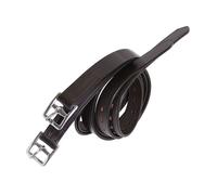 Staffili inglesi in cuoio con fibbie inox curve 25 mm x 145 cm