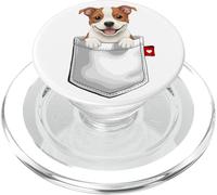 Staffordshire Bull Terrier Cane in tasca che sbircia cucciolo carino PopSockets PopGrip per MagSafe