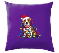 Staffordshire Bull Terrier - Cuscino - Natale Peluche Cane Cucciolo Animali
