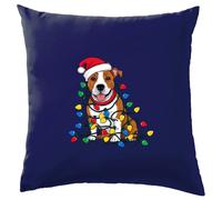 Staffordshire Bull Terrier - Cuscino - Natale Peluche Cane Cucciolo Animali