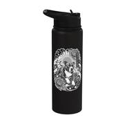 Staffordshire Bull Terrier Giappone Irezumi Tattoo Stainless Steel Insulated Water Bottle
