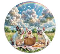 Staffordshire Bullfighting Meme 1000 Pezzi Puzzle Dog Circolare Regalo Per Bambini E Adulti Di Età Superiore A 7 Anni Idea Regalo Per Lei O Lui Per Famiglia Per Adulti 1000pcs (67.5x67.5cm)